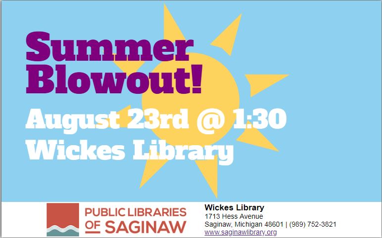 Summer Blowout!  August 23rd @ 1:30
