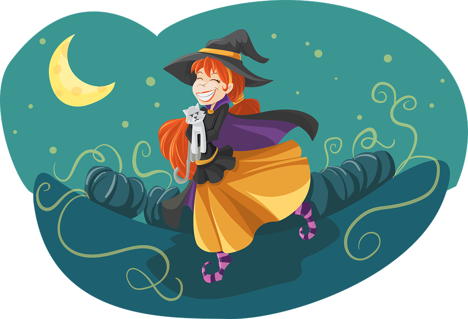 picture of witch halloween background