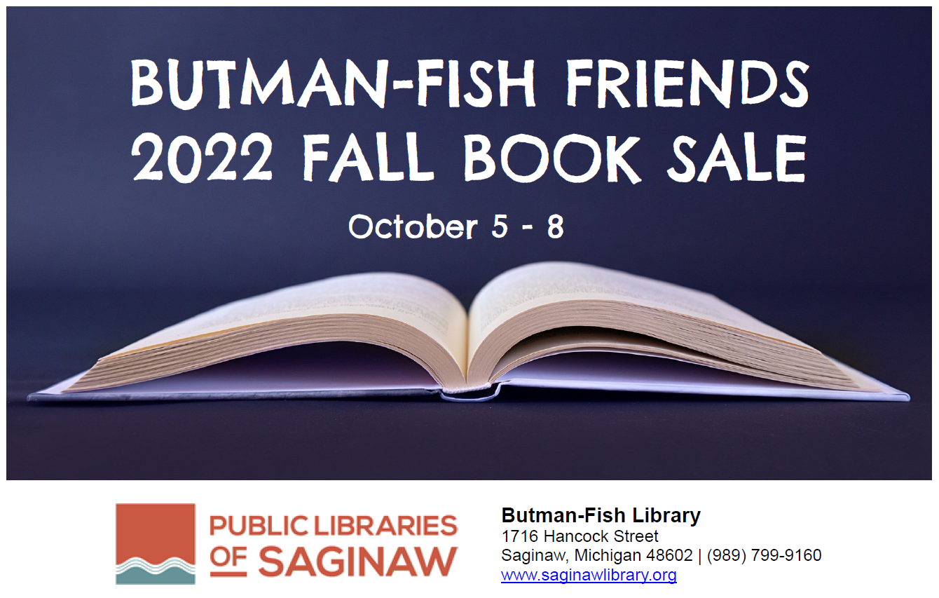 Butman-Fish Friends 2022 Fall Book Sale October 5 through 8