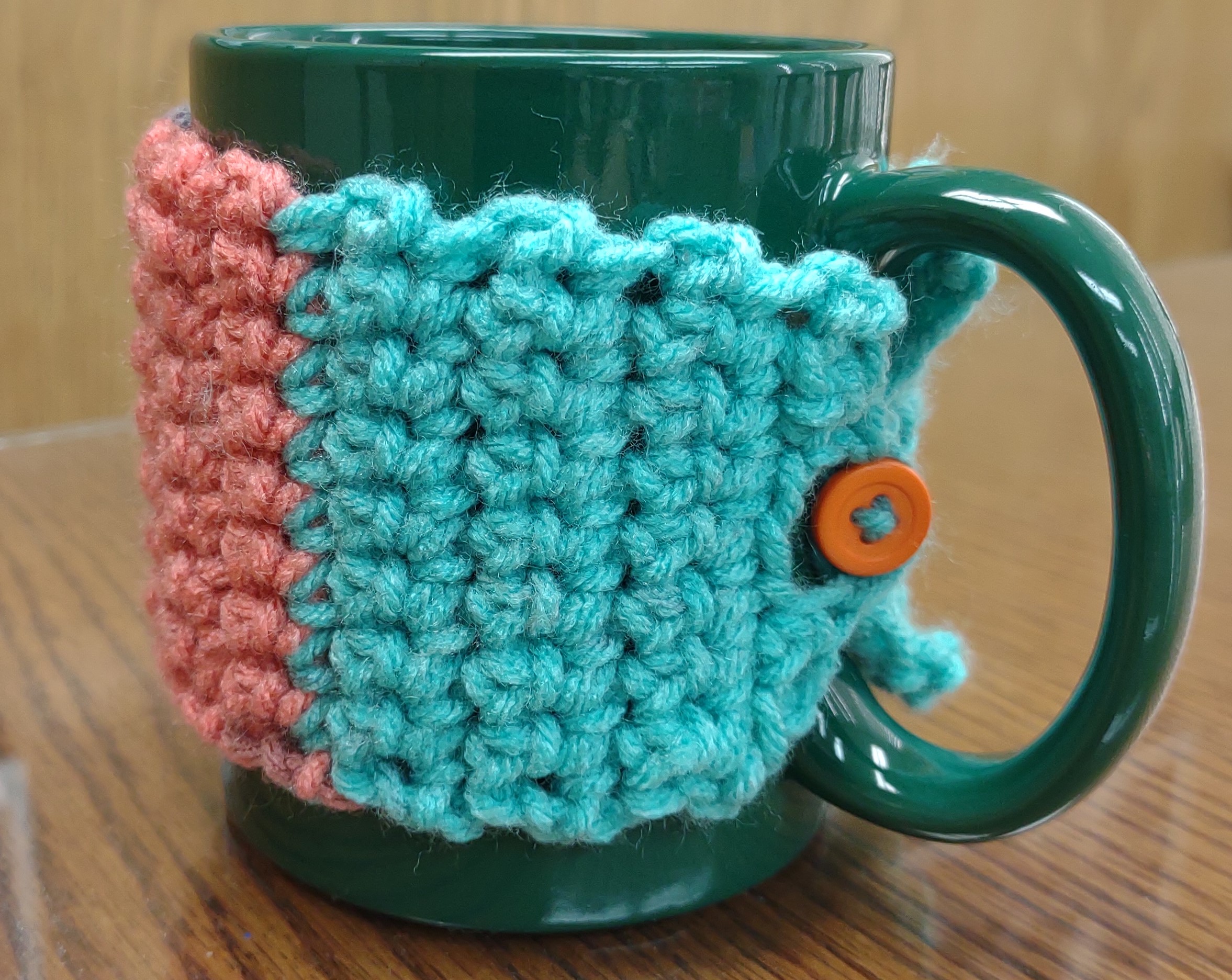 Crochet mug cozy