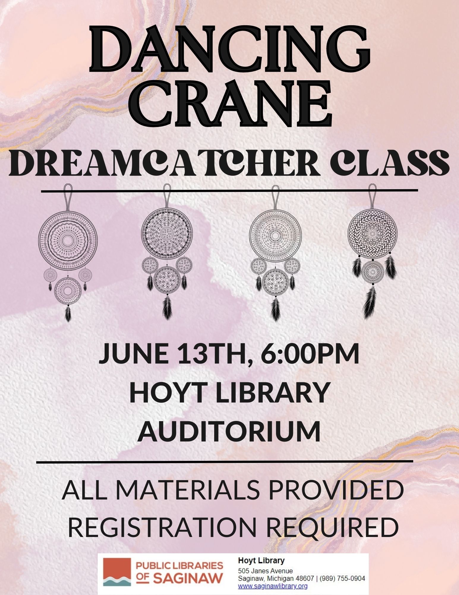 Dancing Crane Dreamcatcher Workshop