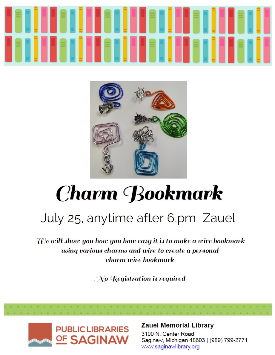 Charm Bookmark flyer