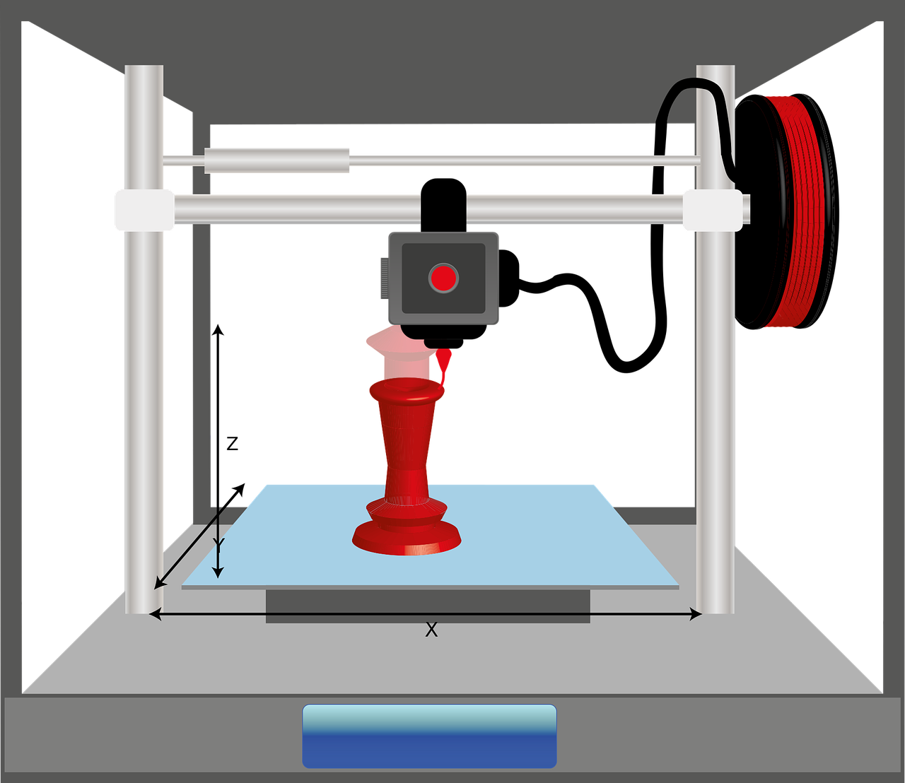3D Printer illustration