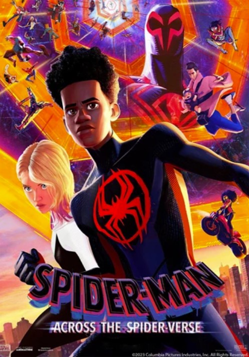 Movie poster for "Spider-man: Across the Spider-verse"