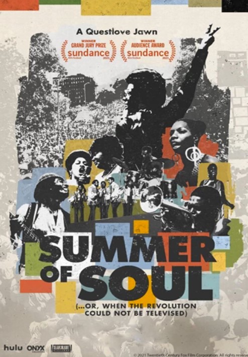 Movie poster for "Summer of Soul" documentary