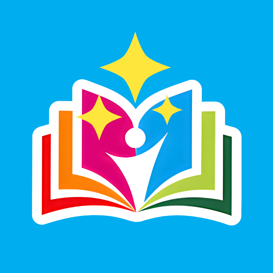 Valley Library Consortium logo with a a blue background and a few stars