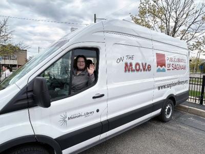 The Public Libraries of Saginaw's Mobile Outreach Vehicle (a.k.a. Bookmobile)