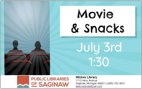Movie & Snacks @ 1:30