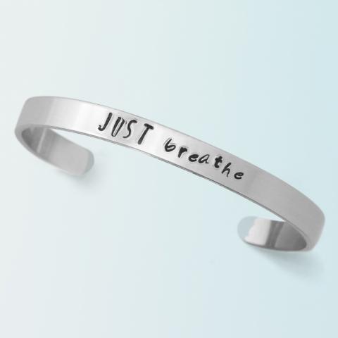 Stamped Metal Bracelet 