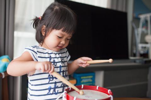 Child Drumming