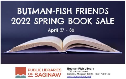 Butman-Fish Friends 2022 Spring Book Sale April 27 through 30