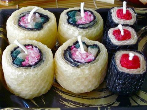 sushi candles