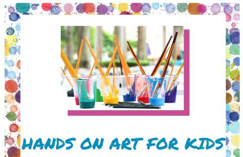 Hands-on Art for Kids flyer