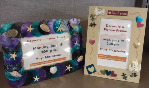 decorate a picture frame