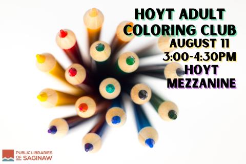 Coloring Club flyer