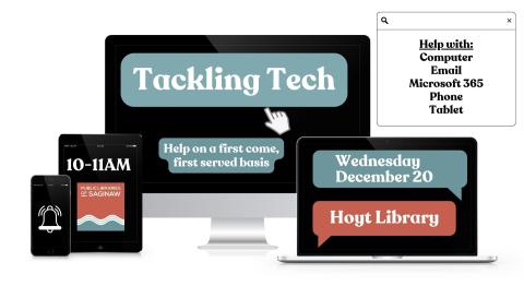 Tackling Tech flyer