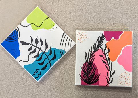 Acrylic paintings
