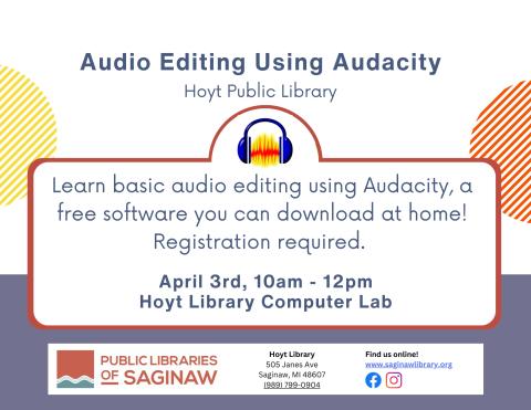Audio Editing flyer