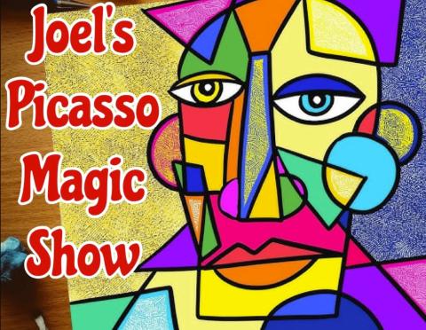 Logo for Joel's Picasso Magic Show from Joel Tacey