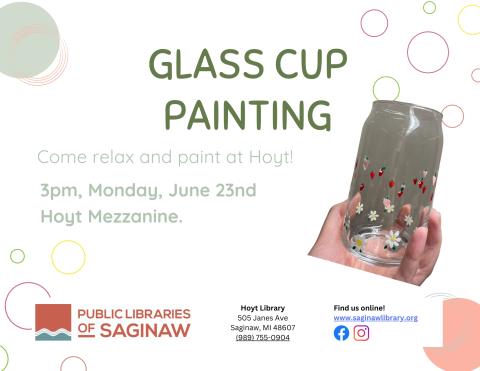 Glass Cup Painting flyer