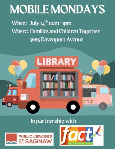 FACT is hosting Mobile Mondays at 3605 Davenport Ave, on June 9th from 11-1p