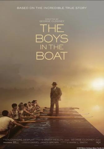 Movie Poster for "The Boys in the Boat" 2023, Rated PG-13
