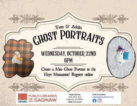 Ghost portrait flyer