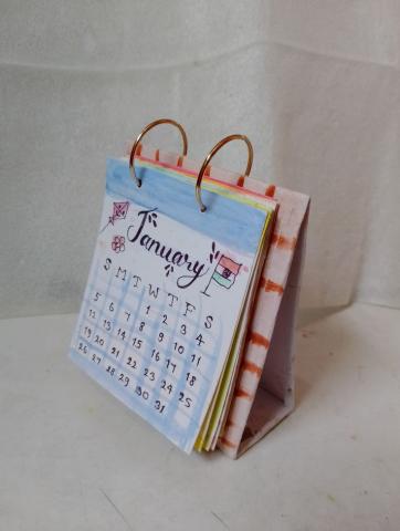 Mini Desk Calendar