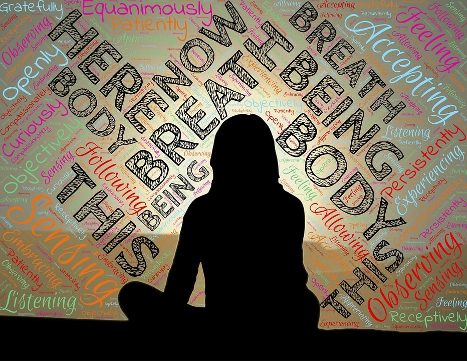 meditating woman 