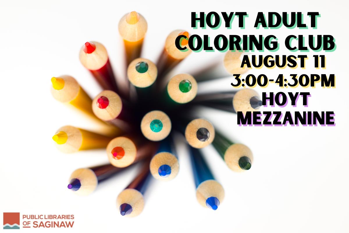 Coloring Club flyer