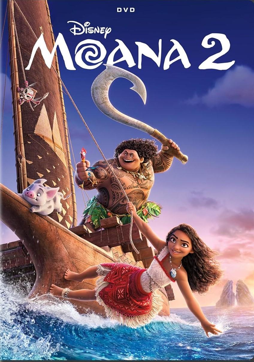 Cover of this week's movie, Moana 2