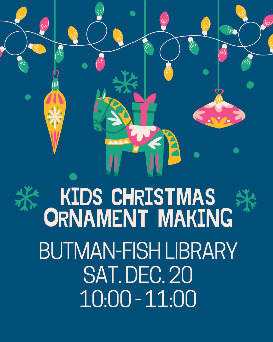 Kids Christmas Ornament Making
