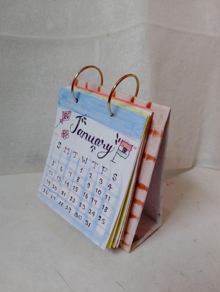 Mini Desk Calendar